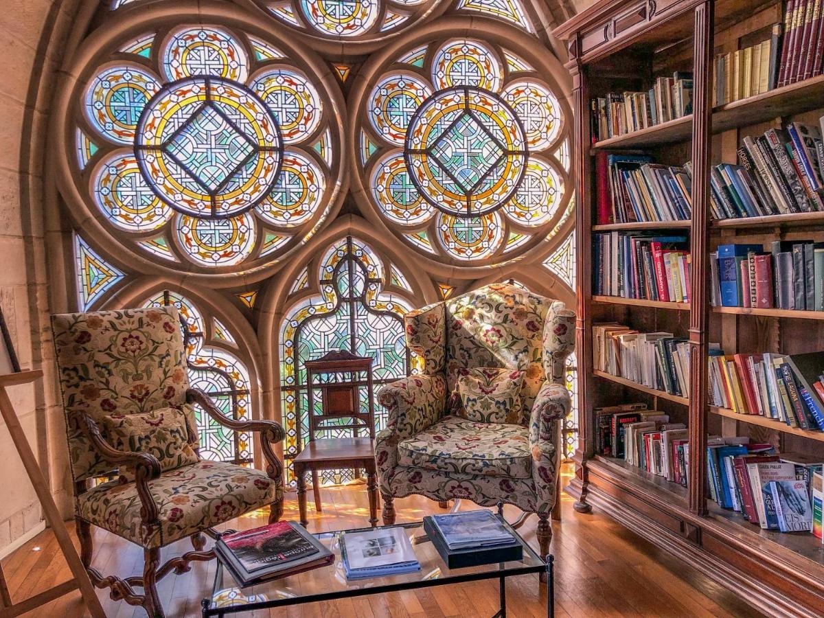 hotel abbaye de la bussière la bussière på ouche Bourgogne bibliotek