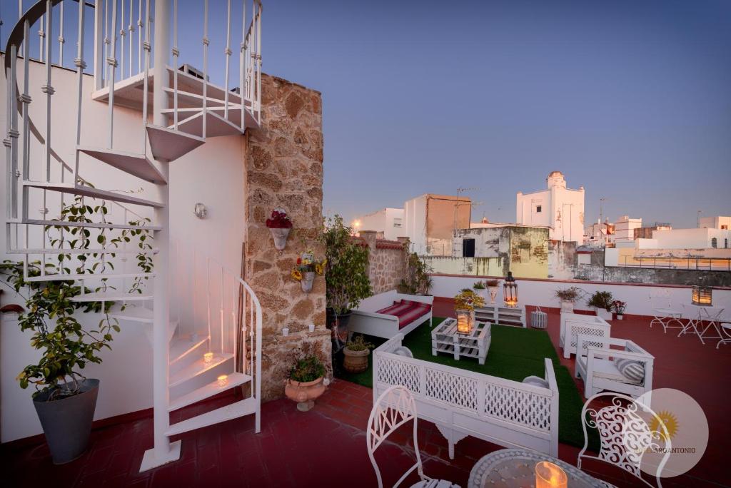 hotel argantonio cadiz andalusien tagterrasse