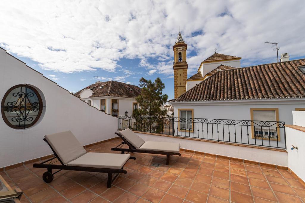 hotel boutique casa veracruz estepona andalusien tagterrasse