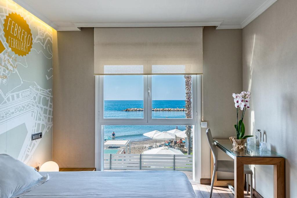 hotel la chancla uitzicht op malaga