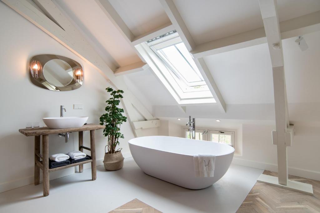 boutique hotel de hvide dame abcoude provinsen utrecht badekar