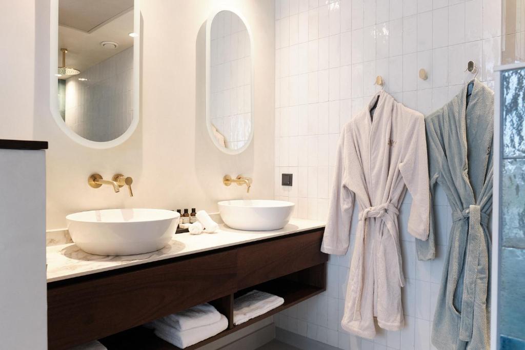 boutique hotel blendin blomst dal ved havet tørv north holland badeværelse